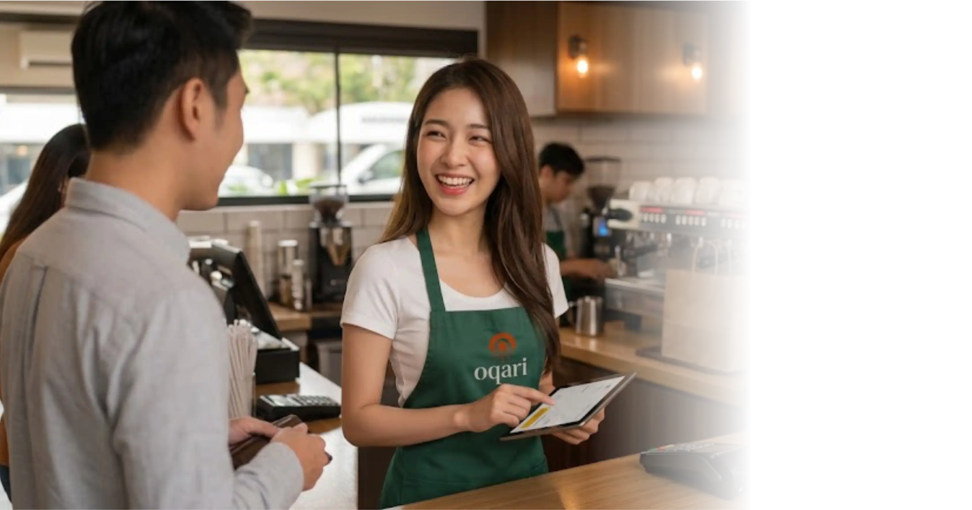 Barista and Customer
